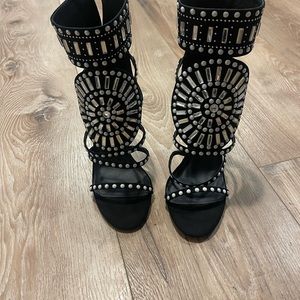 Olivia Ferguson embellished heels